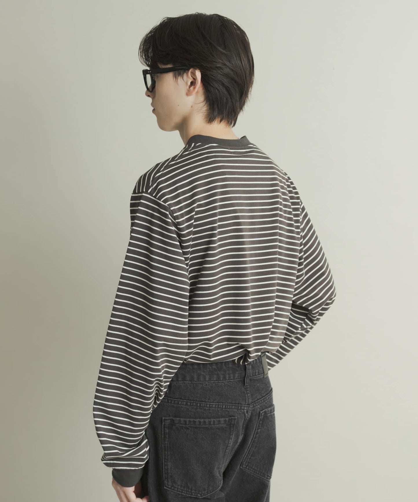 純棉圓領長袖T恤