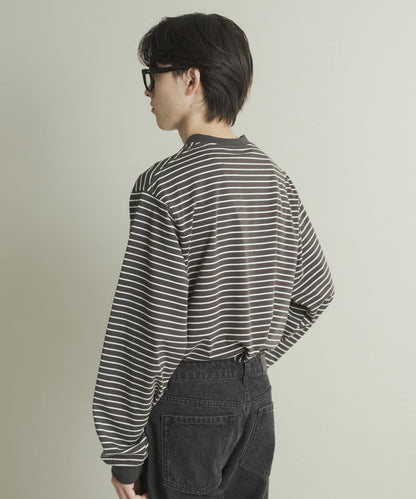 純棉圓領長袖T恤