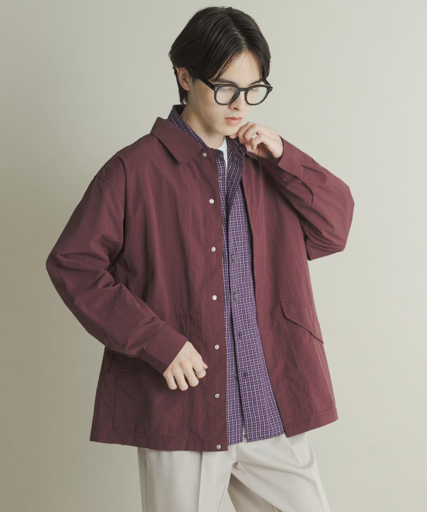 多功能長袖襯衫夾克