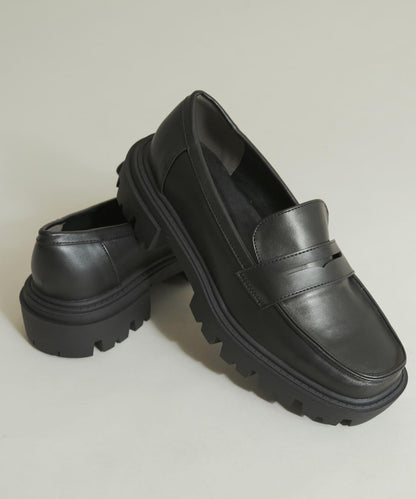 厚底硬幣樂福鞋