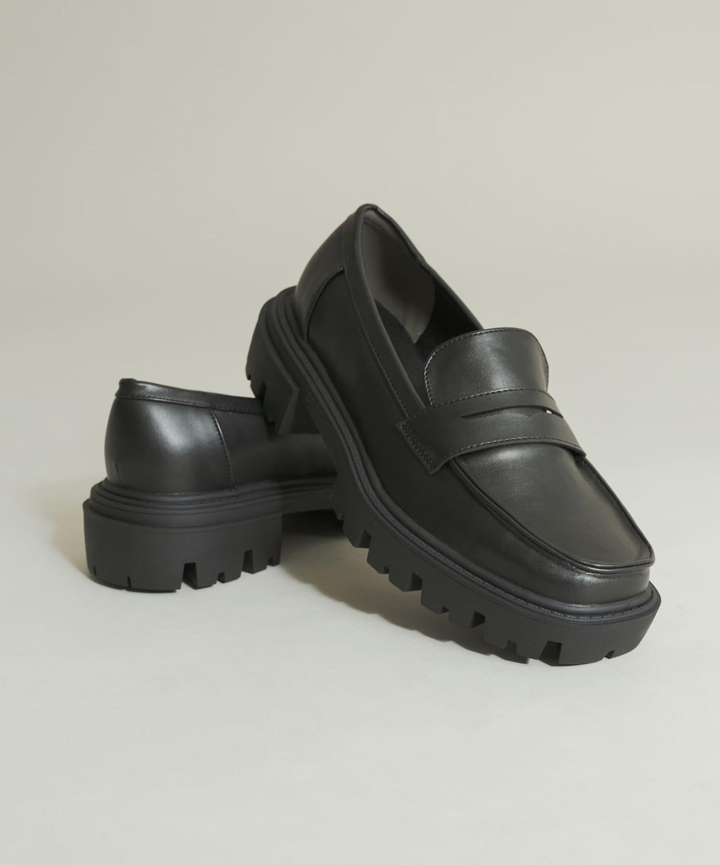 厚底硬幣樂福鞋