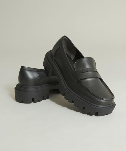 厚底硬幣樂福鞋