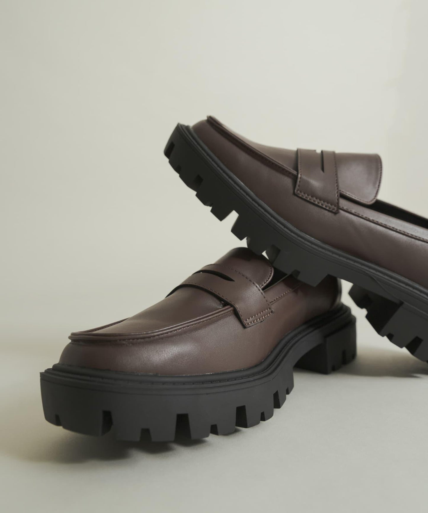 厚底硬幣樂福鞋