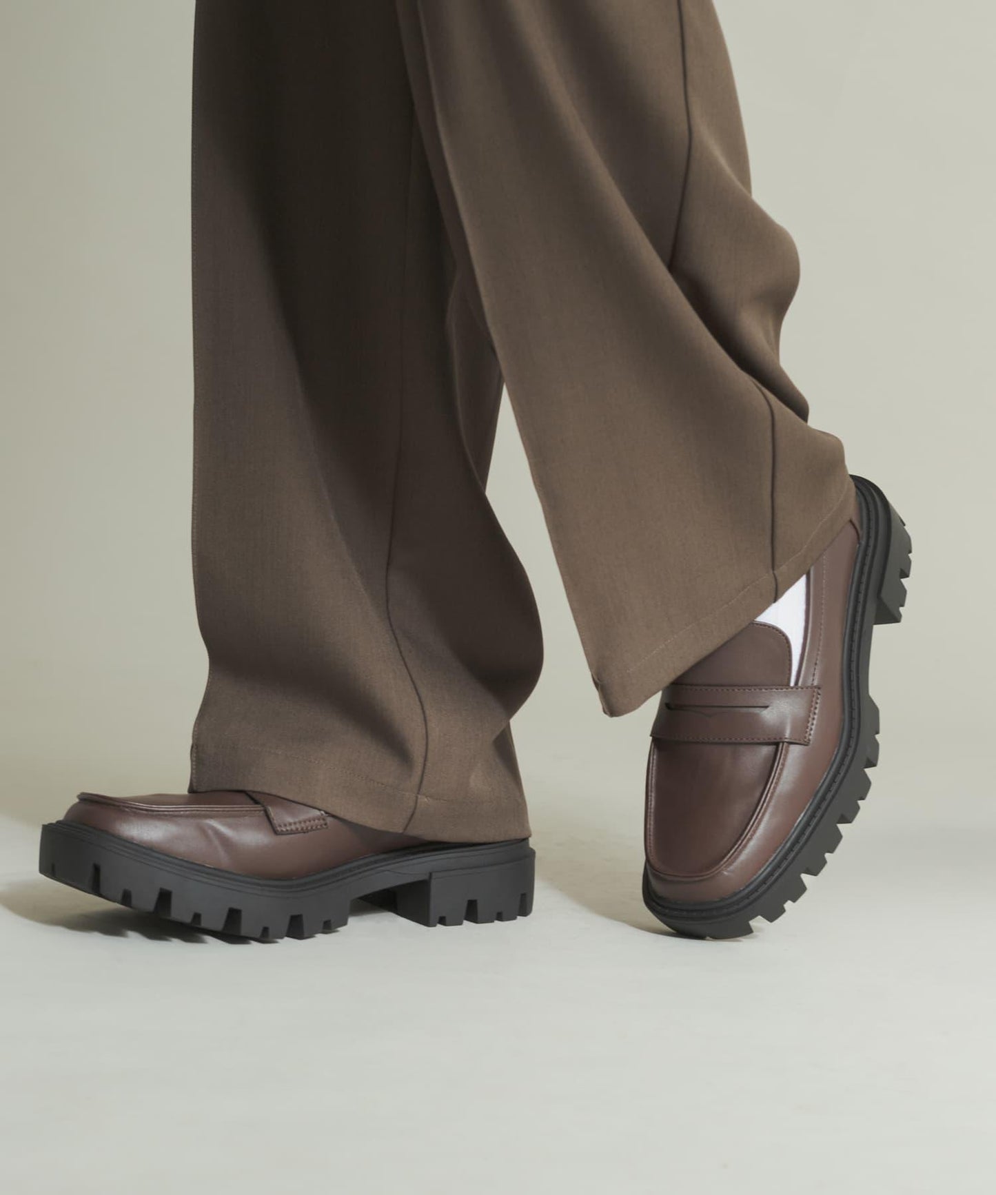 厚底硬幣樂福鞋