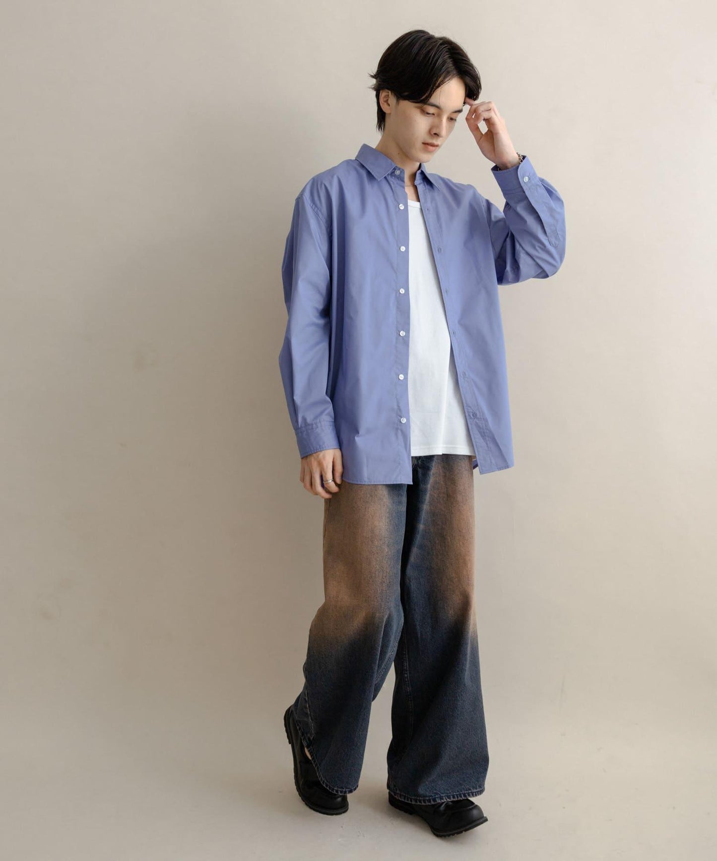 【/部分門店限定】舒適常規領襯衫