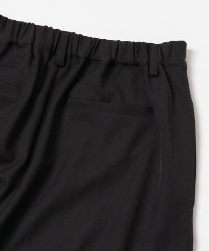 桶型直筒無褶西裝褲