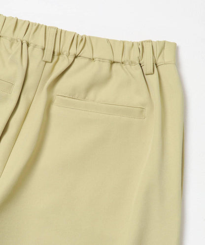 桶型直筒無褶西裝褲