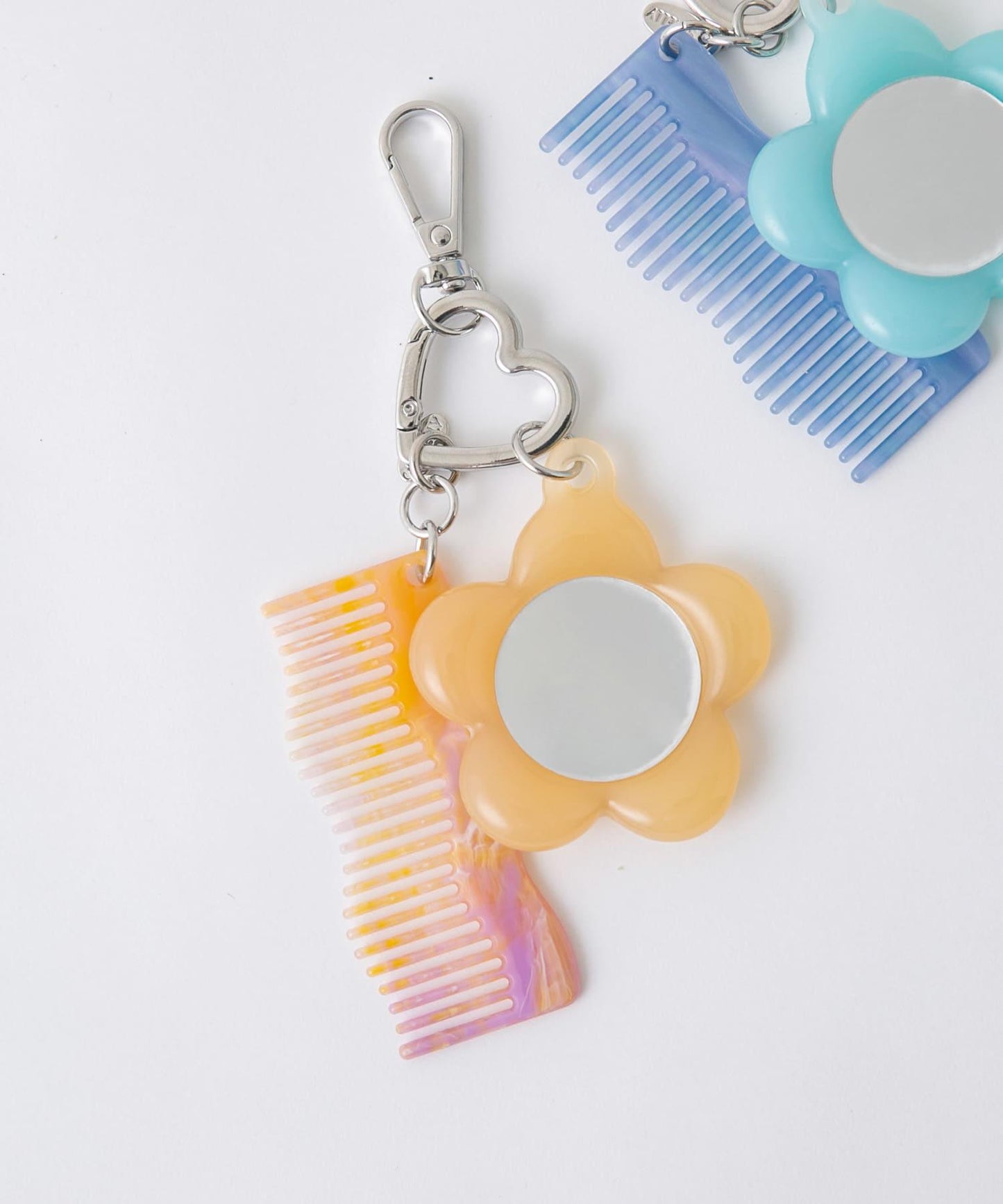 鏡子梳子套裝鑰匙鏈
