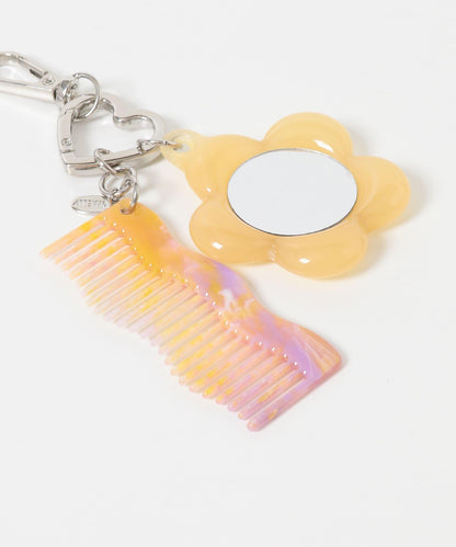 鏡子梳子套裝鑰匙鏈