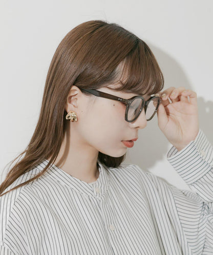 八角形鏡框平光眼鏡