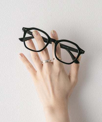 八角形鏡框平光眼鏡