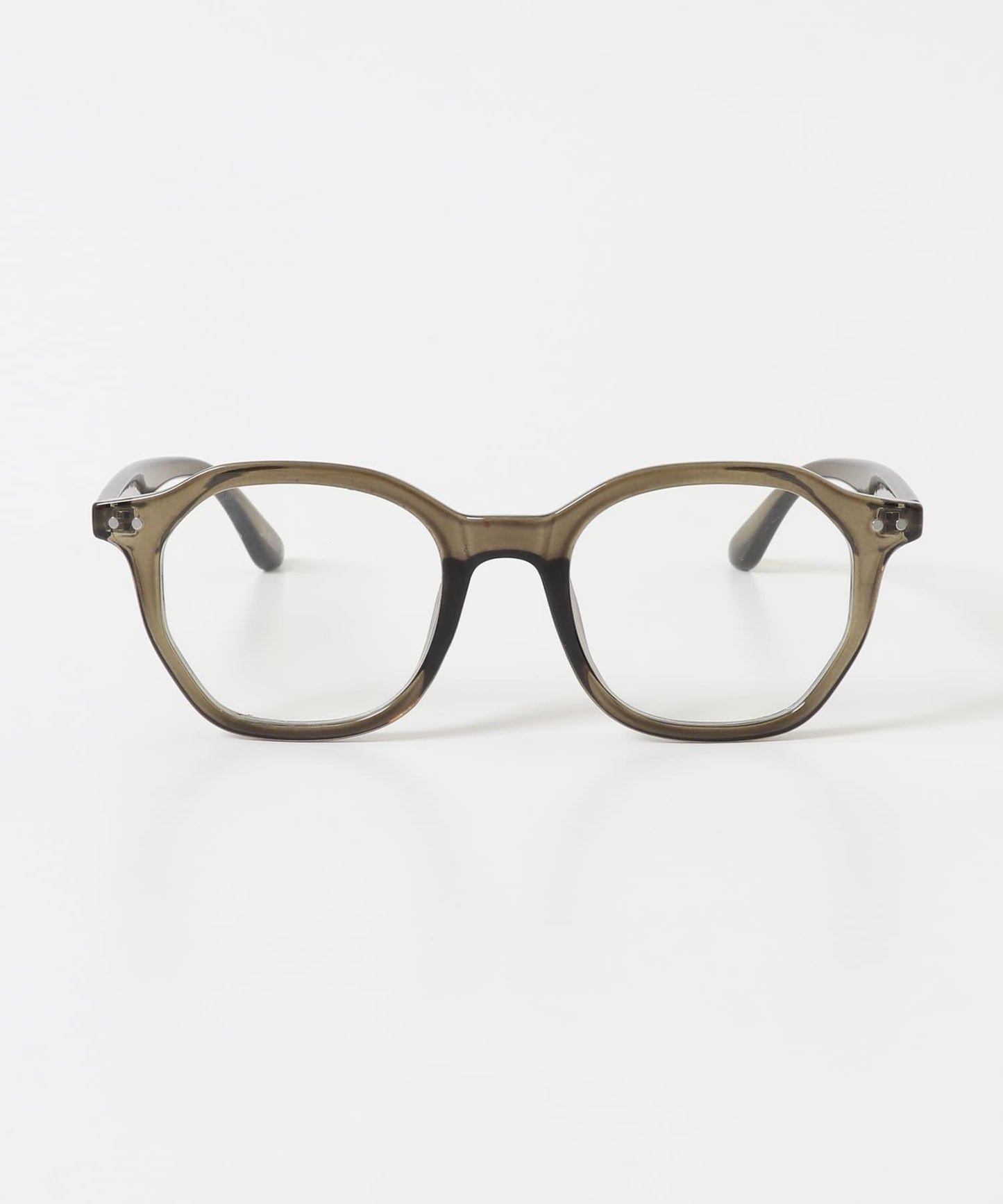 八角形鏡框平光眼鏡