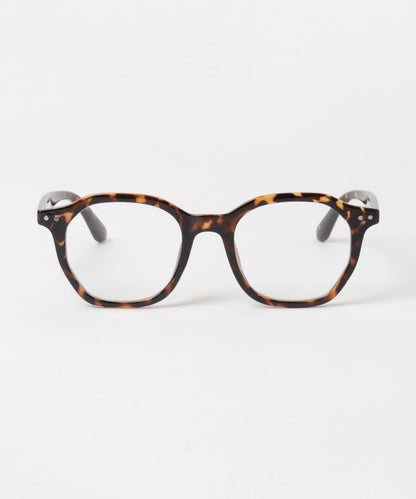 八角形鏡框平光眼鏡