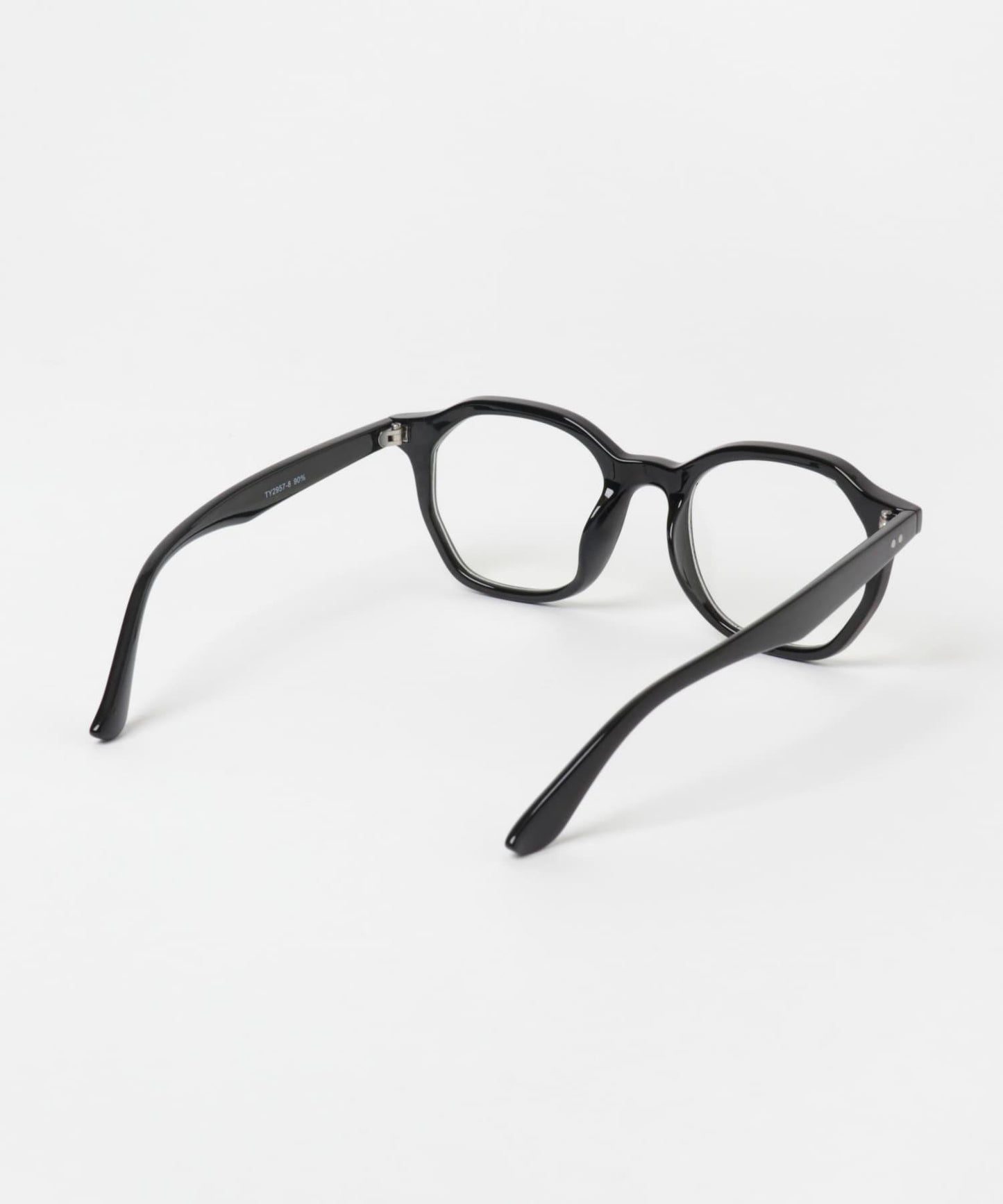 八角形鏡框平光眼鏡