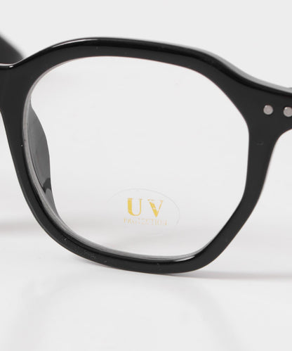 八角形鏡框平光眼鏡