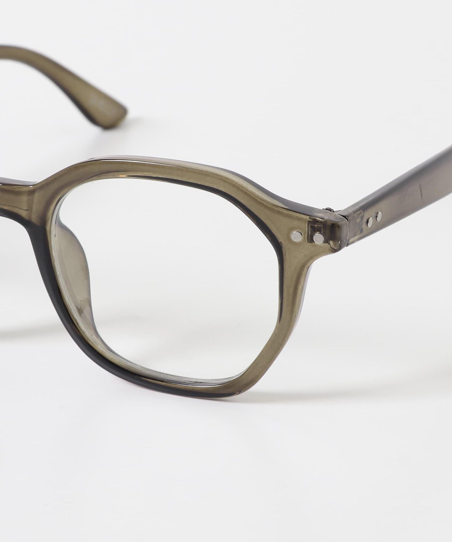 八角形鏡框平光眼鏡