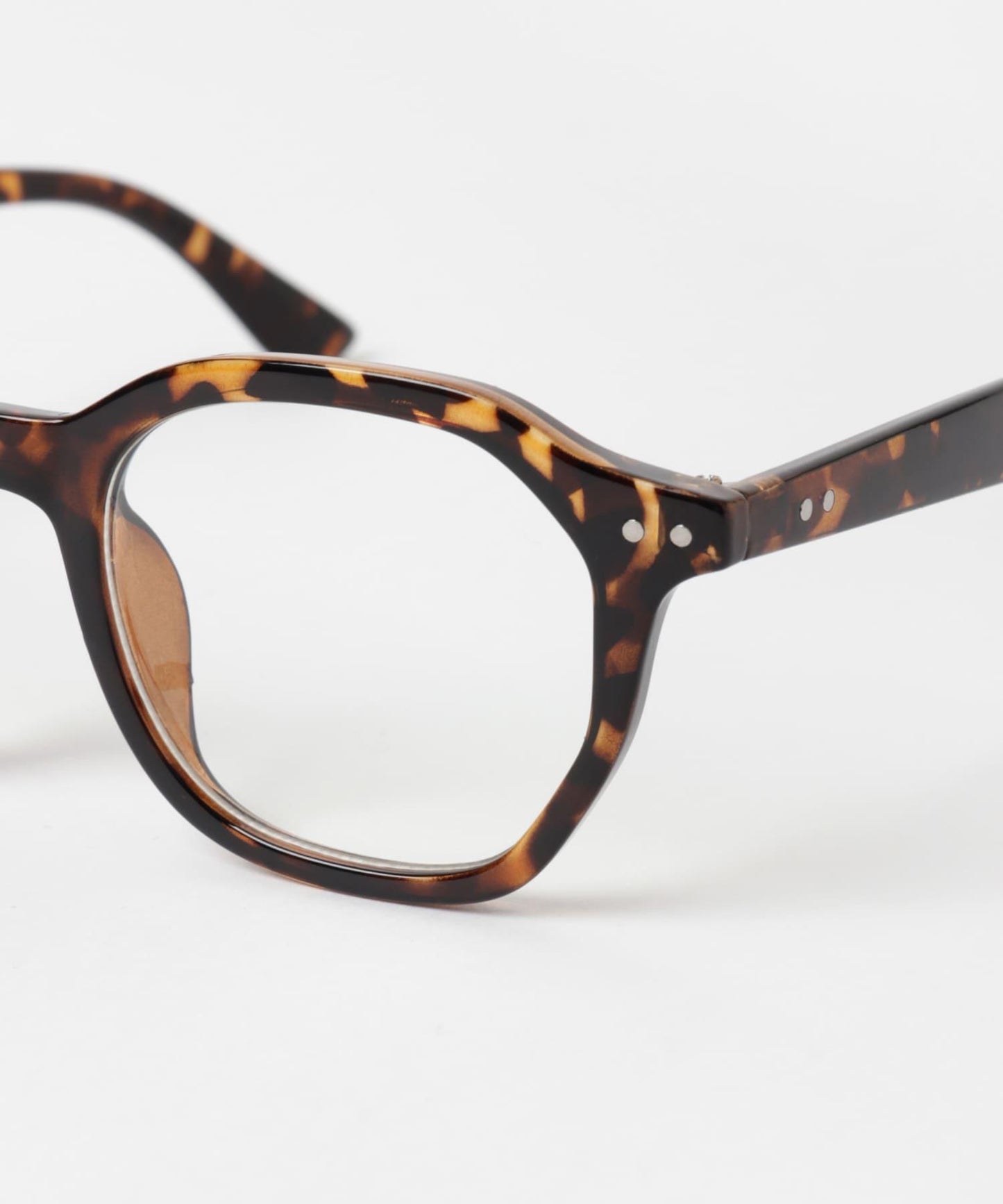 八角形鏡框平光眼鏡