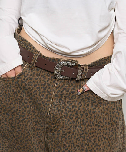 西部風格扣帶腰帶