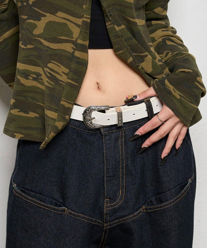 西部風格扣帶腰帶