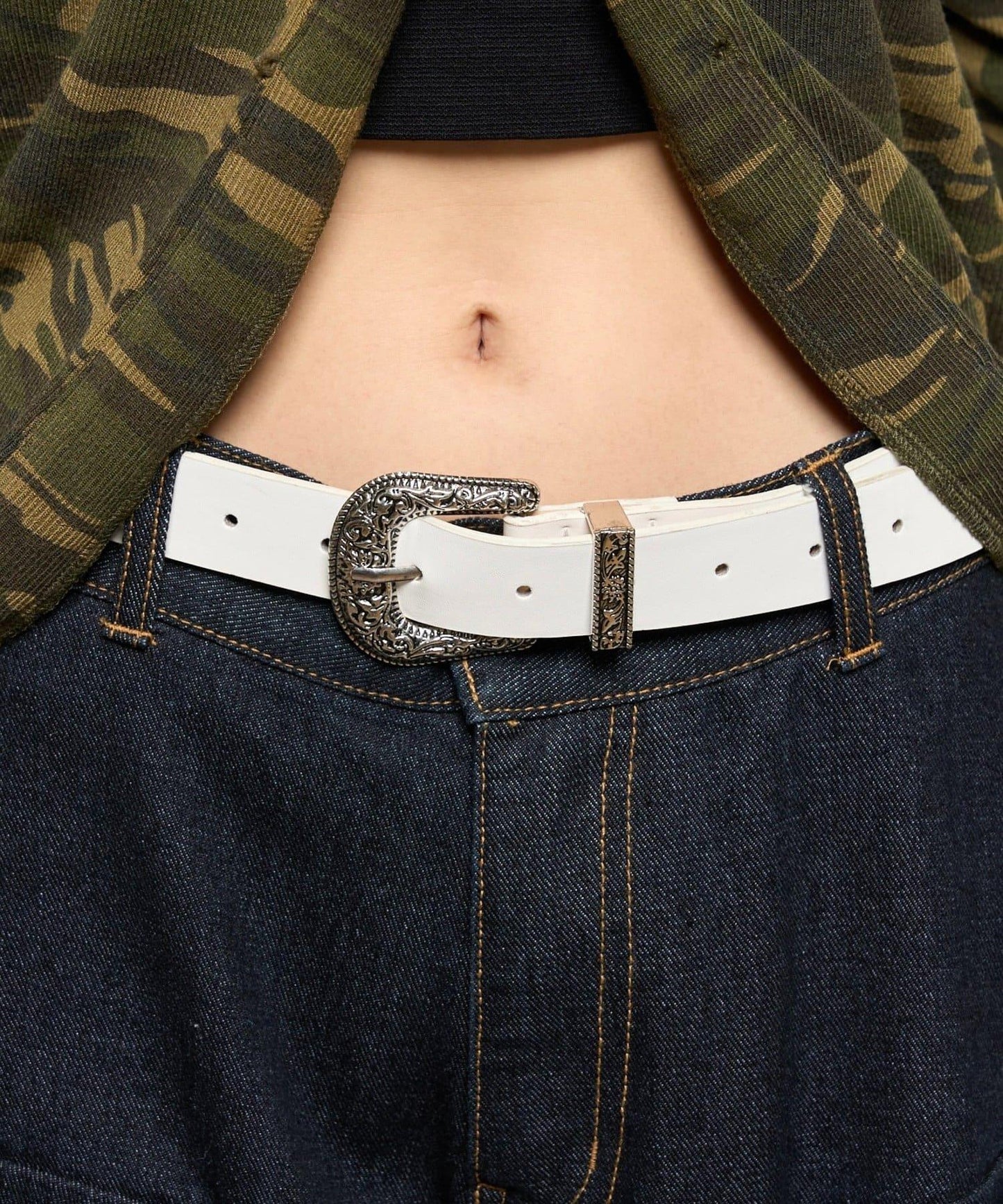 西部風格扣帶腰帶