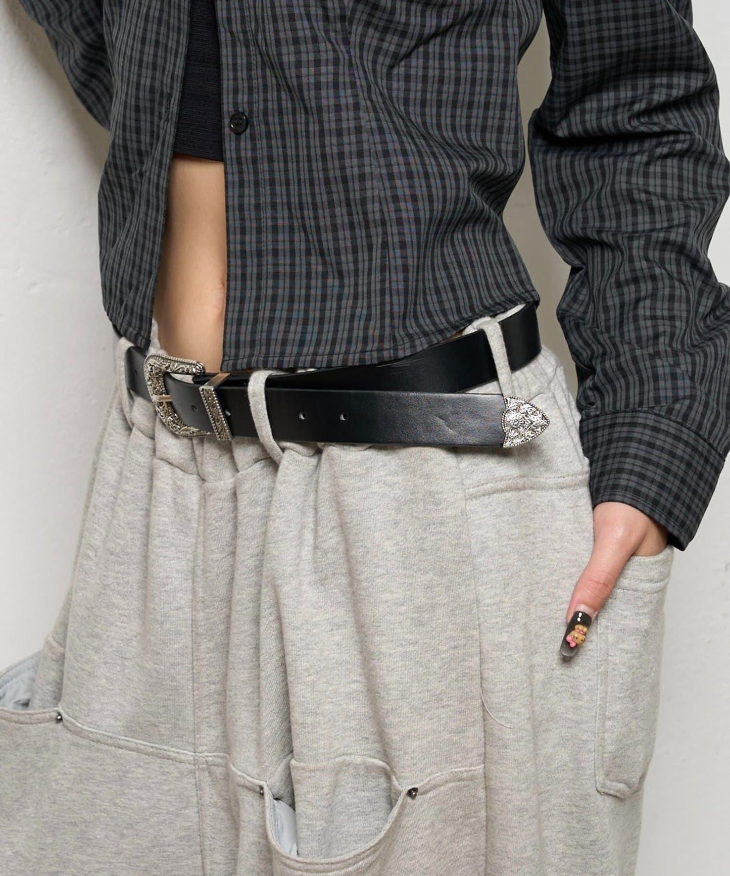 西部風格扣帶腰帶