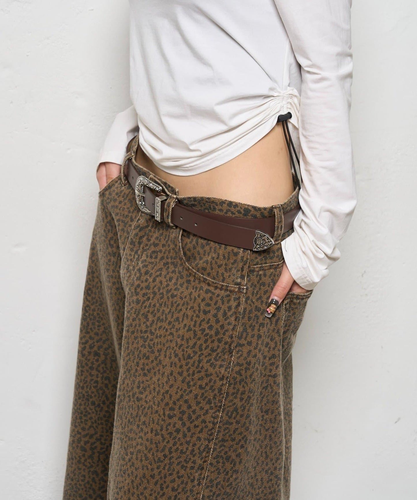 西部風格扣帶腰帶