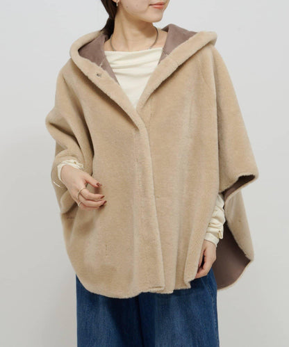 【Omekashi】短款仿毛絨斗篷