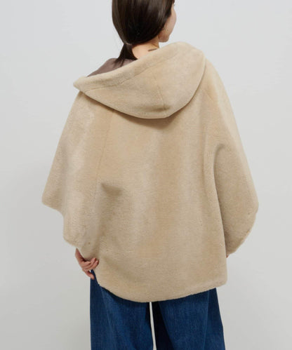 【Omekashi】短款仿毛絨斗篷