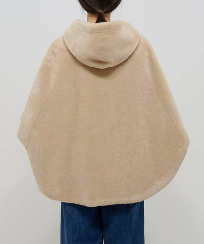 【Omekashi】短款仿毛絨斗篷