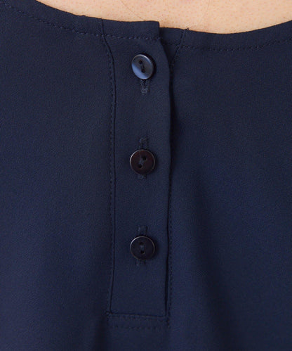 【前後兩穿】2WAY字母袖金銀絲羅紋長袖T恤/襯衫/禮服