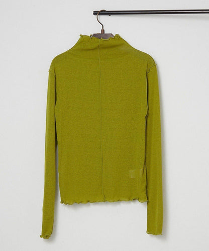 透視高領套頭衫