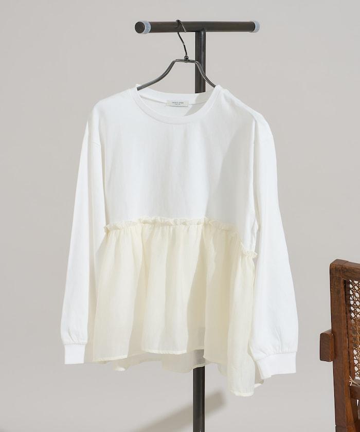 拼接設計針織衫