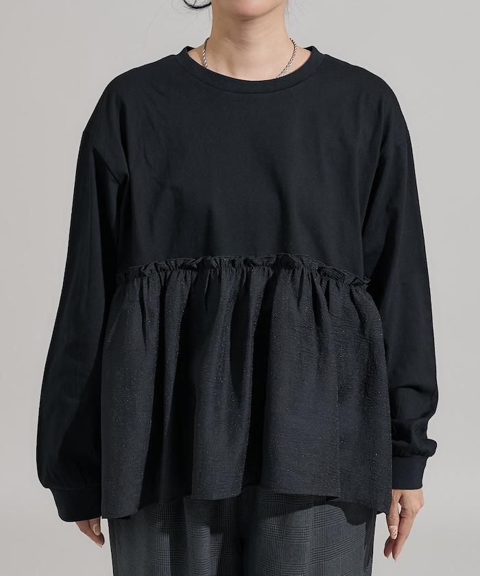 拼接設計針織衫