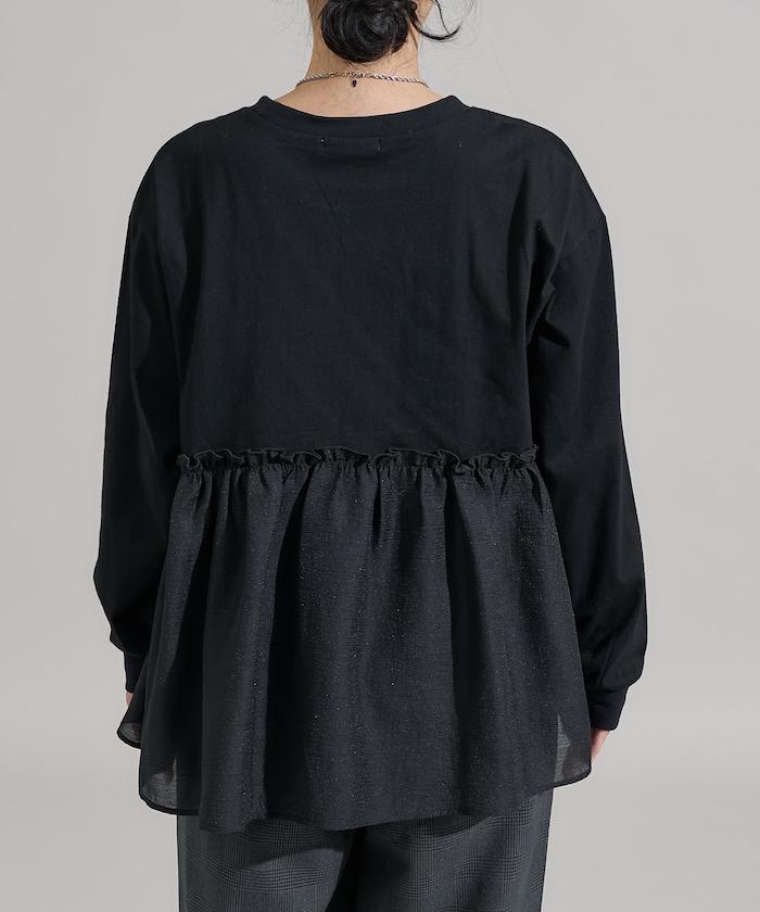 拼接設計針織衫