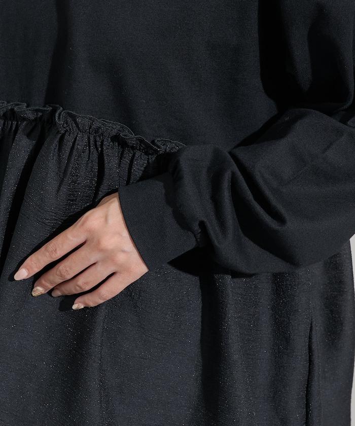 拼接設計針織衫