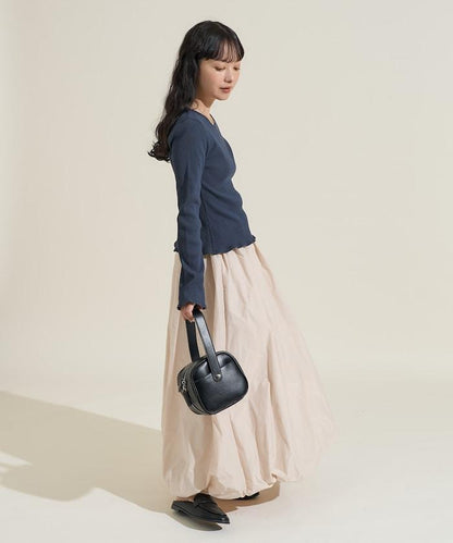 剪裁羅紋2WAY修身開衫/按扣開衫