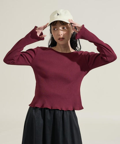 剪裁羅紋2WAY修身開衫/按扣開衫