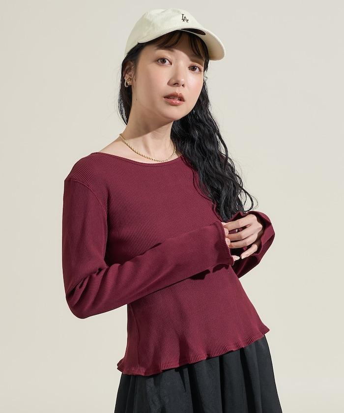 剪裁羅紋2WAY修身開衫/按扣開衫