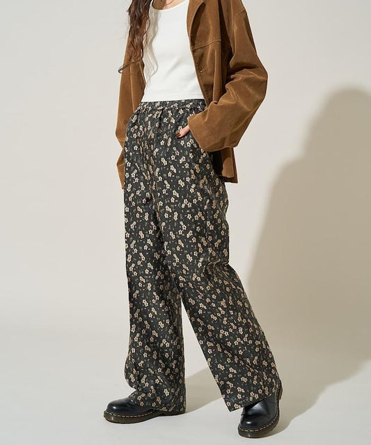 花卉提花長褲<可搭配套裝>