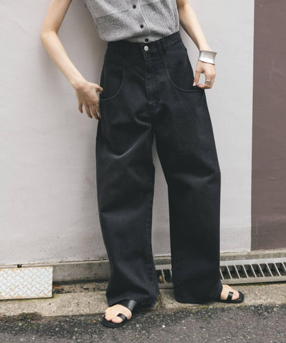 「部分色」「3尺碼可選」大口袋設計牛仔褲