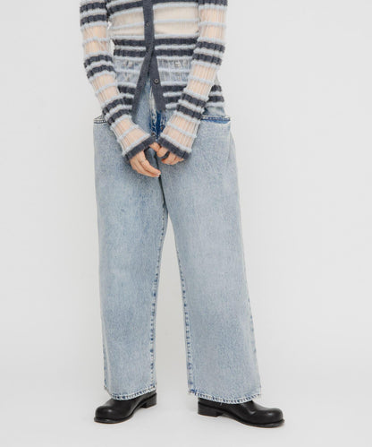 「部分色」「3尺碼可選」大口袋設計牛仔褲