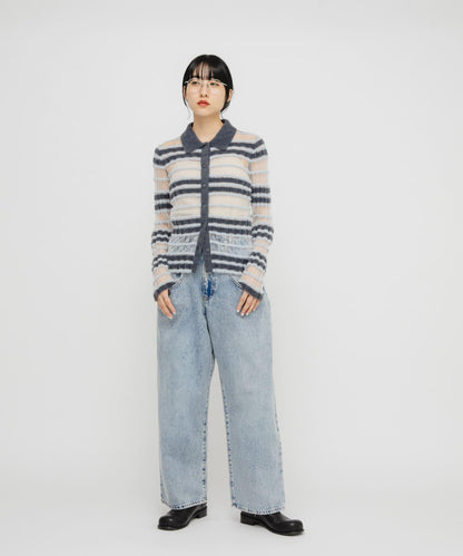 「部分色」「3尺碼可選」大口袋設計牛仔褲