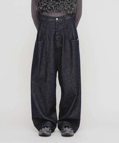 「部分色」「3尺碼可選」大口袋設計牛仔褲