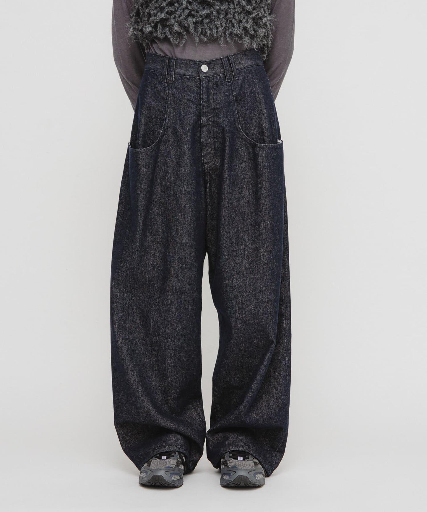 「部分色」「3尺碼可選」大口袋設計牛仔褲