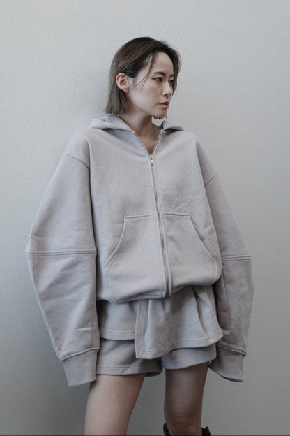 Edge forme 拉鍊連帽衛衣