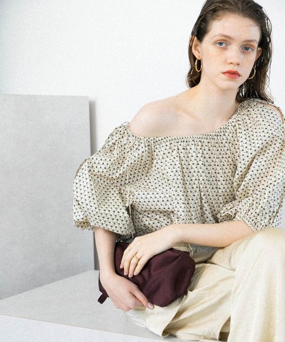 2WAY花卉印花襯衫