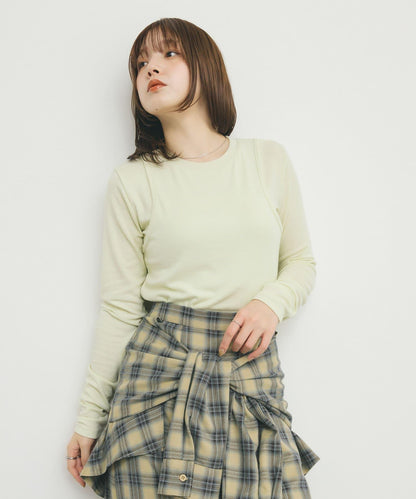 層疊風格長袖T恤