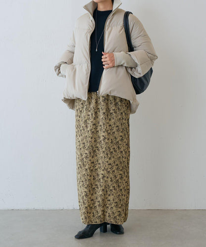 拉鍊喇叭褲羽絨服