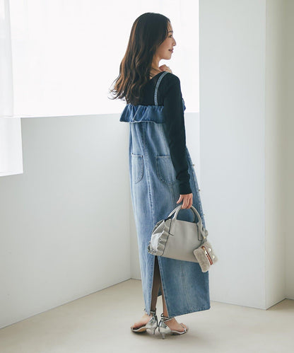 【La boutique BonBon】前後兩穿透視針織衫