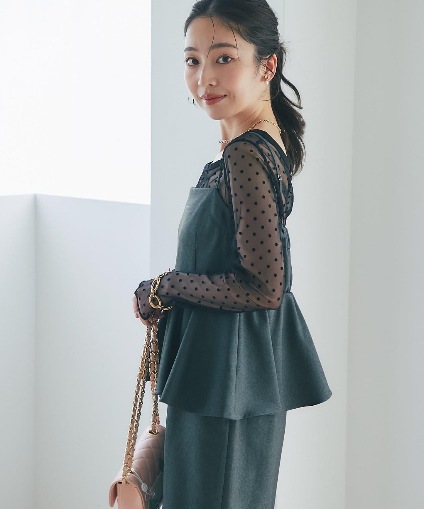 【La boutique BonBon】荷葉邊吊帶連衣裙